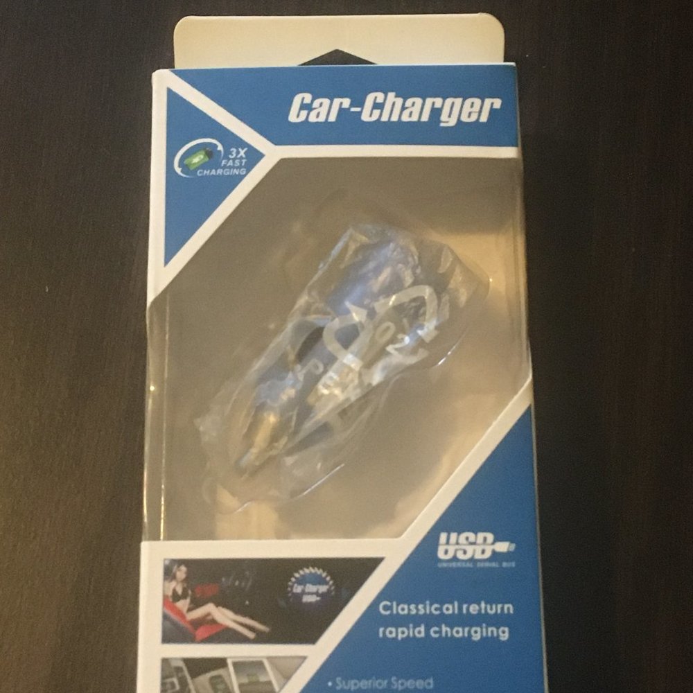 Wireless Gear USB Car Charger, 1A Output, Single Port, Good Condition